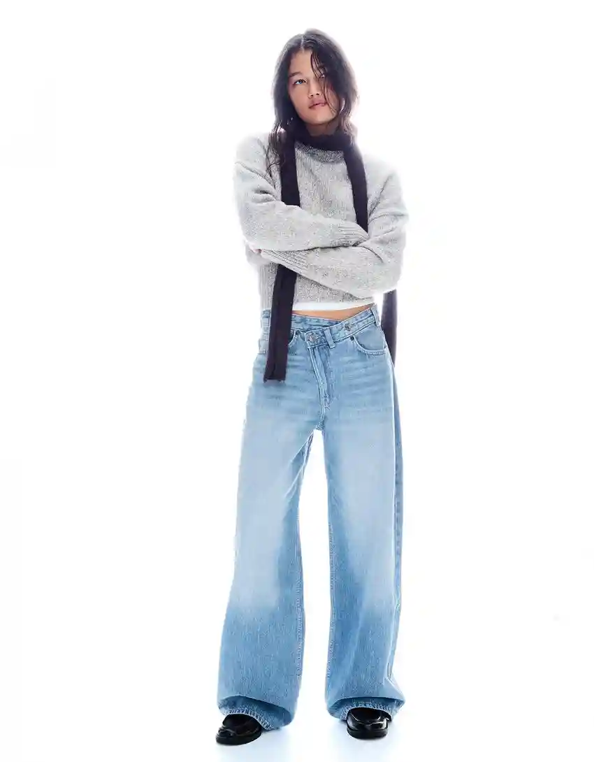 جسارت در استایل با شلوار جین بگ و واید لگ (Wide Leg)